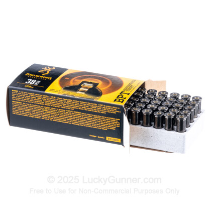 Large image of Cheap 38 Special Ammo For Sale - 130 Grain FMJ Ammunition in Stock by Browning - 50 Rounds