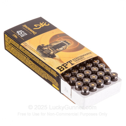Large image of Cheap 45 ACP Ammo For Sale - 230 Grain FMJ Ammunition in Stock by Browning BXP - 50 Rounds