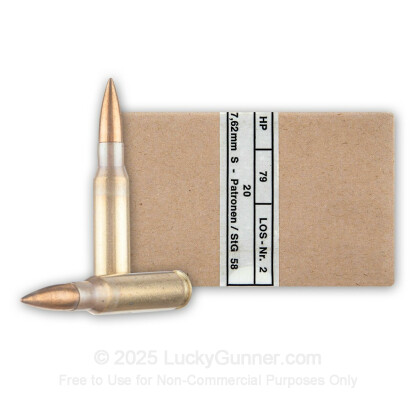 Image 1 of Hirtenberger .308 (7.62X51) Ammo