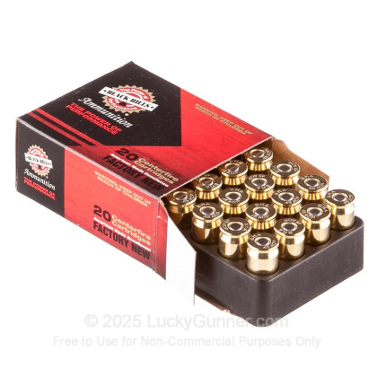 Large image of Premium 45 ACP Ammo For Sale - 185 Grain JHP Ammunition in Stock by Black Hills - 20 Rounds