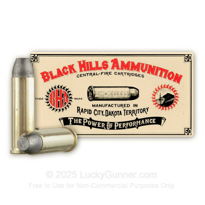 Large image of 32 H&R Magnum Ammo For Sale - 90 Grain LFN Ammo in Stock by Black Hills - 50 Rounds