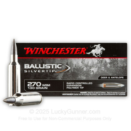 Image 1 of Winchester .270 Winchester Short Magnum Ammo