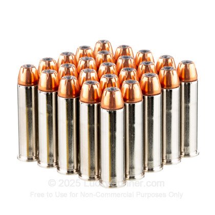 Large image of Cheap Defense 357 Mag Ammo For Sale - 158 gr JHP XTP Fiocchi Ammunition - 25 Rounds