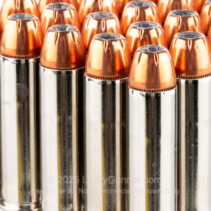 Large image of Cheap Defense 357 Mag Ammo For Sale - 158 gr JHP XTP Fiocchi Ammunition - 25 Rounds
