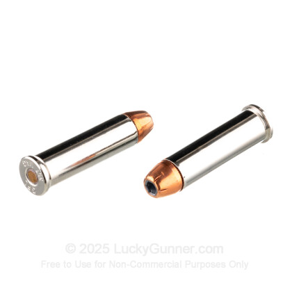 Large image of Cheap Defense 357 Mag Ammo For Sale - 158 gr JHP XTP Fiocchi Ammunition - 25 Rounds