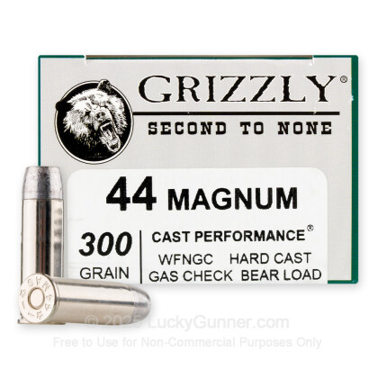 Image 1 of Grizzly Ammo .44 Magnum Ammo