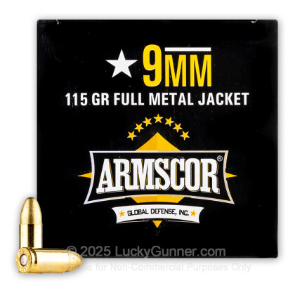 Image 2 of Armscor 9mm Luger (9x19) Ammo