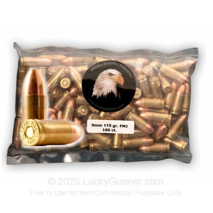 Image 7 of Military Ballistics Industries 9mm Luger (9x19) Ammo