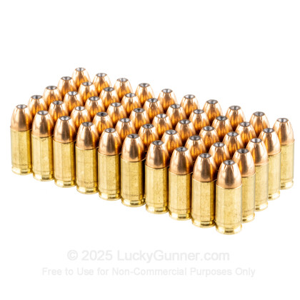 Large image of Bulk 9mm Ammo For Sale - 124 Grain JHP Ammunition in Stock by Sellier & Bellot - 1000 Rounds