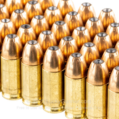 Large image of Bulk 9mm Ammo For Sale - 124 Grain JHP Ammunition in Stock by Sellier & Bellot - 1000 Rounds