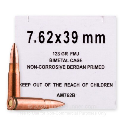 Image 2 of Barnaul 7.62X39 Ammo