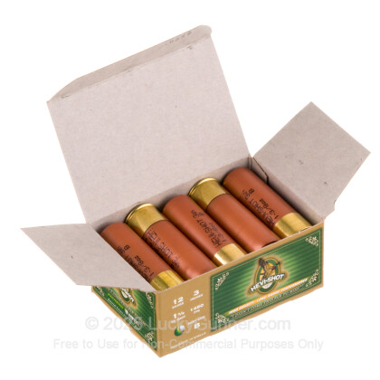Large image of Premium 12 Gauge Ammo For Sale - 3” 1-3/8oz. B Shot Ammunition in Stock by Hevi-Shot Duck - 10 Rounds