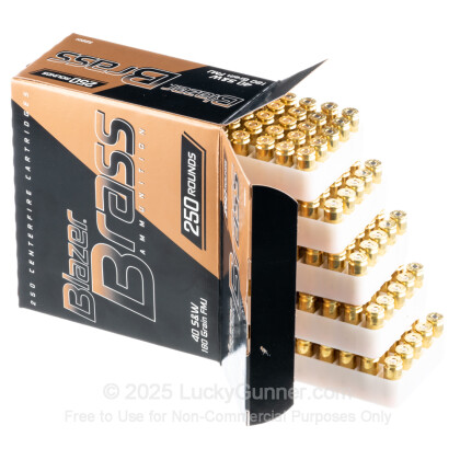 Image 3 of Blazer Brass .40 S&W (Smith & Wesson) Ammo