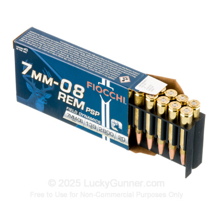 Image 3 of Fiocchi 7mm-08 Remington Ammo