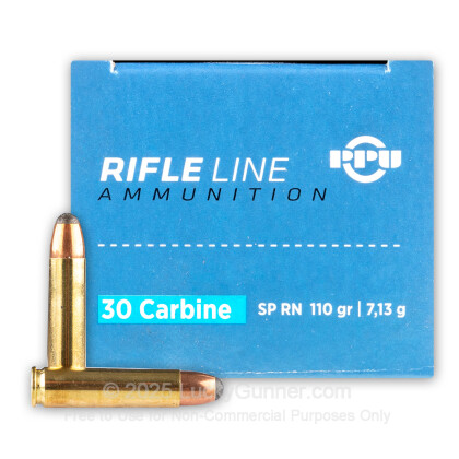 30 Carbine Ammo In Stock - 110 gr SP - Prvi Partizan Ammunition For Sale