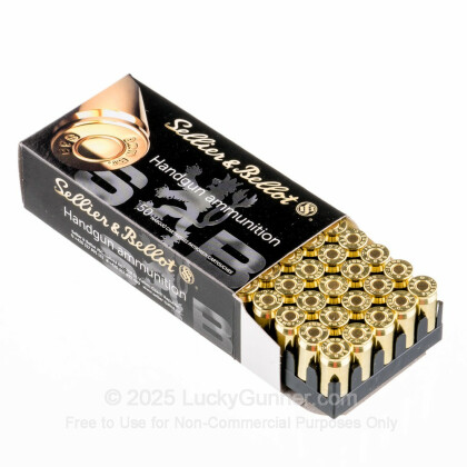 Large image of 380 Auto Ammo In Stock - 92 gr FMJ - 380 ACP Ammunition by Sellier & Bellot For Sale - 50 Rounds