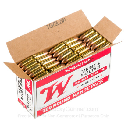 Image 3 of Winchester 9mm Luger (9x19) Ammo