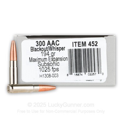Image 1 of Underwood .300 Blackout Ammo