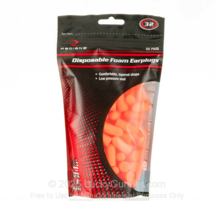 Large image of Cheap Disposable Hearing Protection For Sale - Foam 32 NRR Earplugs in Stock by Radians Safety Resistor 32 - 50 Pair