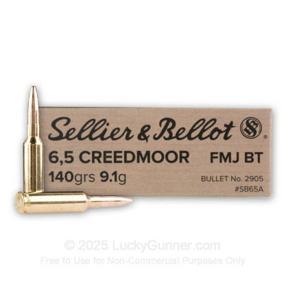 Image 1 of Sellier & Bellot 6.5mm Creedmoor Ammo