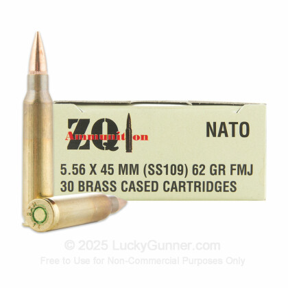 Image 1 of ZQI Ammunition 5.56x45mm Ammo