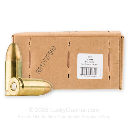 Image 1 of BVAC 9mm Luger (9x19) Ammo