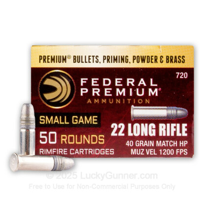 Image 1 of Federal .22 Long Rifle (LR) Ammo