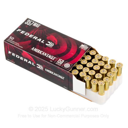 357 Mag Ammo For Sale - 158 gr JSP Ammunition by Federal American Eagle In  Stock - 50 Rounds