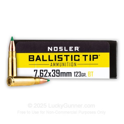 Image 1 of Nosler Ammunition 7.62X39 Ammo