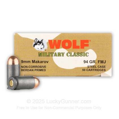 Image 2 of Wolf 9mm Makarov (9x18mm) Ammo