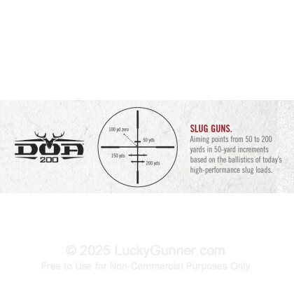 Large image of Rifle Scope For Sale - 3-9x - 40mm 733960SG - DOA 200 Slug Gun - Black Matte Bushnell Optics Rifle Scopes in Stock