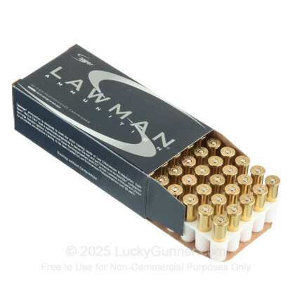 Large image of Bulk 38 Special Ammo For Sale - +P 158 Grain TMJ Ammunition in Stock by Speer Lawman - 1000 Rounds