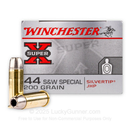 Large image of 44 S&W Special - 200 gr JHP - Winchester Silvertip Super-X Ammunition - 20 Rounds