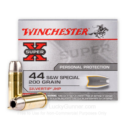 Large image of 44 S&W Special - 200 gr JHP - Winchester Silvertip Super-X Ammunition - 20 Rounds