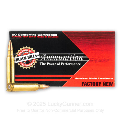 Premium 223 Rem Ammo For Sale - 52 Grain Match HP Ammunition in Stock by  Black Hills - 20 Rounds