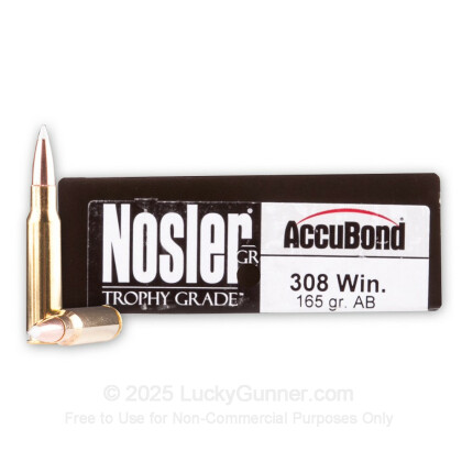 Image 1 of Nosler Ammunition .308 (7.62X51) Ammo