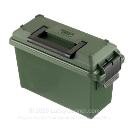 Large image of MTM Case-Gard Forest Green Brand New 30 Cal Tall Plastic Ammo Cans For Sale