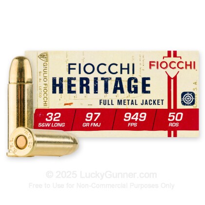Image 2 of Fiocchi .32 (Smith & Wesson) Long Ammo