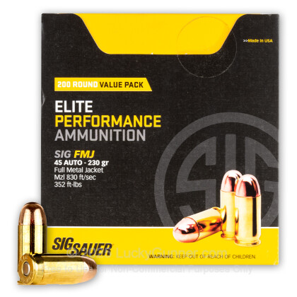 Image 1 of SIG SAUER .45 ACP (Auto) Ammo