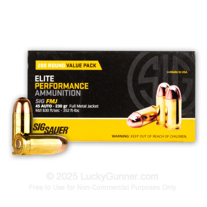 Image 2 of SIG SAUER .45 ACP (Auto) Ammo