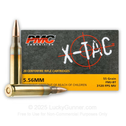 Large image of Bulk 5.56x45 XP193 PMC Ammo For Sale - 55 gr FMJ Ammunition In Stock - 1000 Rounds