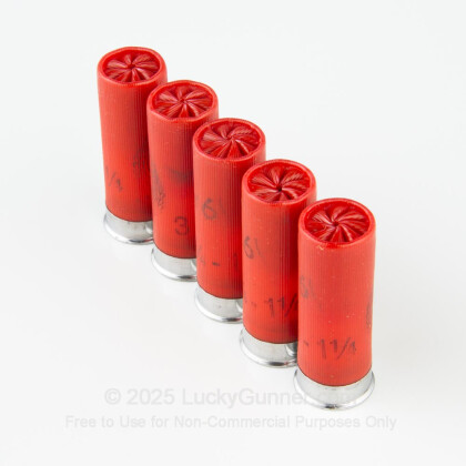 Large image of Bulk 12 Gauge Ammo For Sale - 2-3/4" 3-1/4 Dram 1-1/4 oz. #6 Shot Ammunition in Stock by Estate Heavy Game Load - 250 Rounds