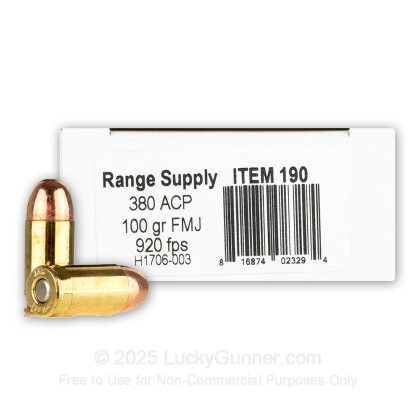 Image 1 of Underwood .380 Auto (ACP) Ammo