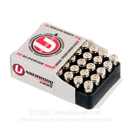 Large image of Underwood 9mm Mak Ammo For Sale - 115gr Hard Cast FN - 20
