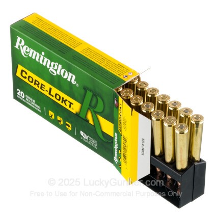 Large image of Remington Core-Lokt 35 Whelen Ammo For Sale - 200 Grain PSP - 20 Rounds