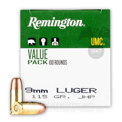 Image 1 of Remington 9mm Luger (9x19) Ammo