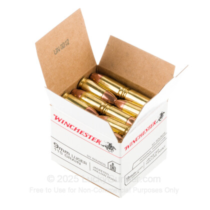 Image 3 of Winchester 9mm Luger (9x19) Ammo