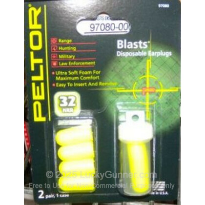 Large image of Peltor Blasts Disposable Ear Plugs For Sale - 33 NRR - Peltor Hearing Protection in Stock
