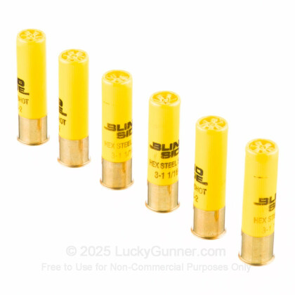 Large image of Premium 20 Gauge Ammo For Sale - 3" 1-1/16oz. #2 Hex Steel Shot Ammunition in Stock by Winchester Blind Side Waterfowl - 25 Rounds