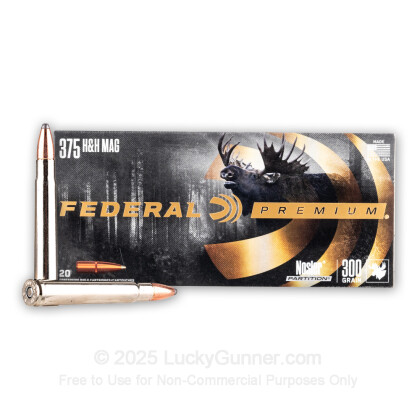 Image 1 of Federal .375 H&H Magnum Ammo